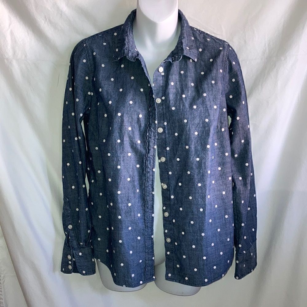 J Crew Button Blouse   - Picture 3 of 9